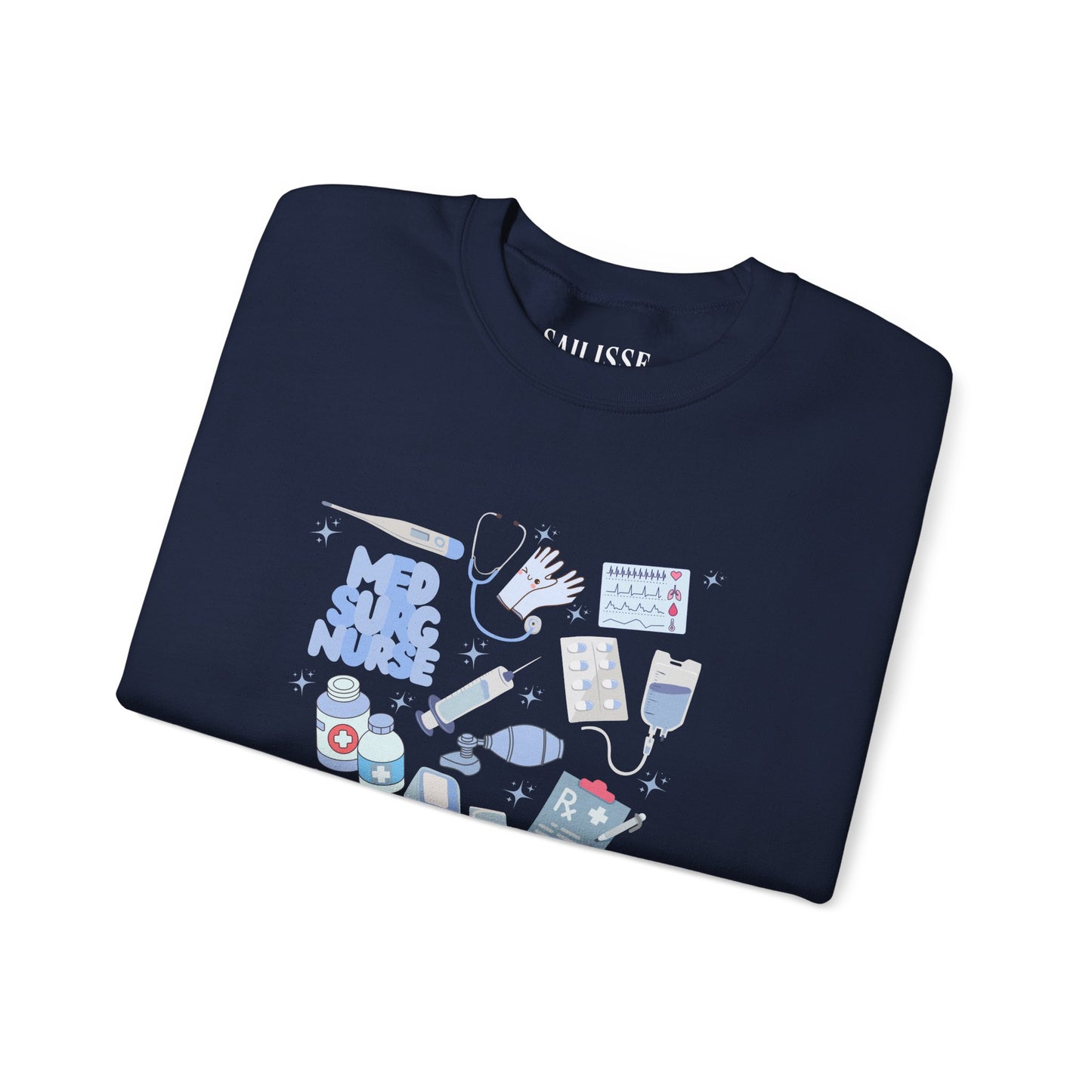 MedSurg Nurse Doodle Design Crewneck