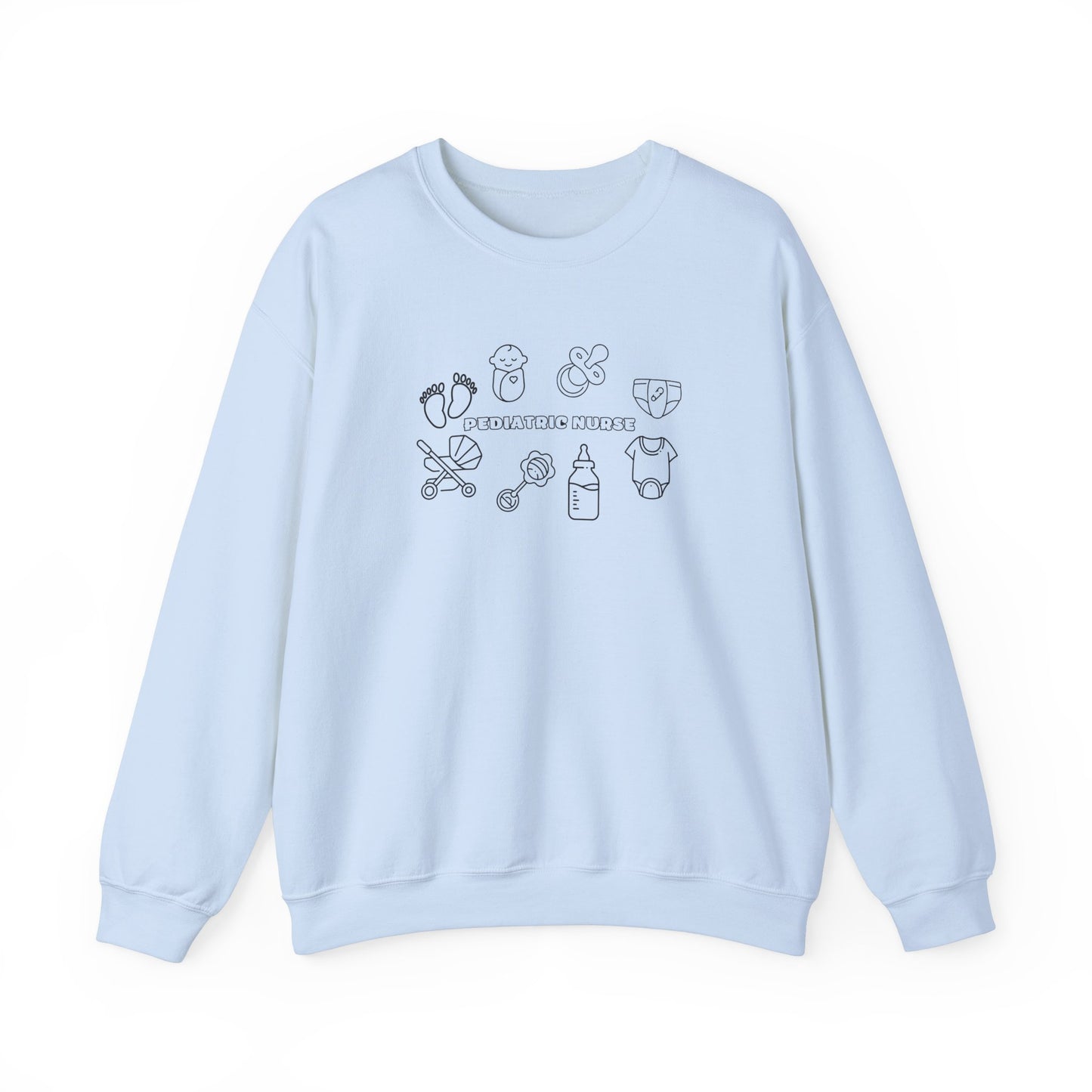 Pediatric Nurse Doodle Crewneck