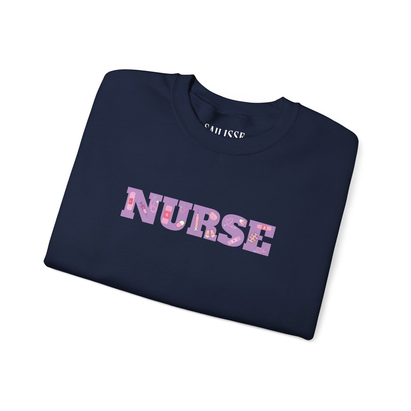 Nurse Patch Print Crewneck