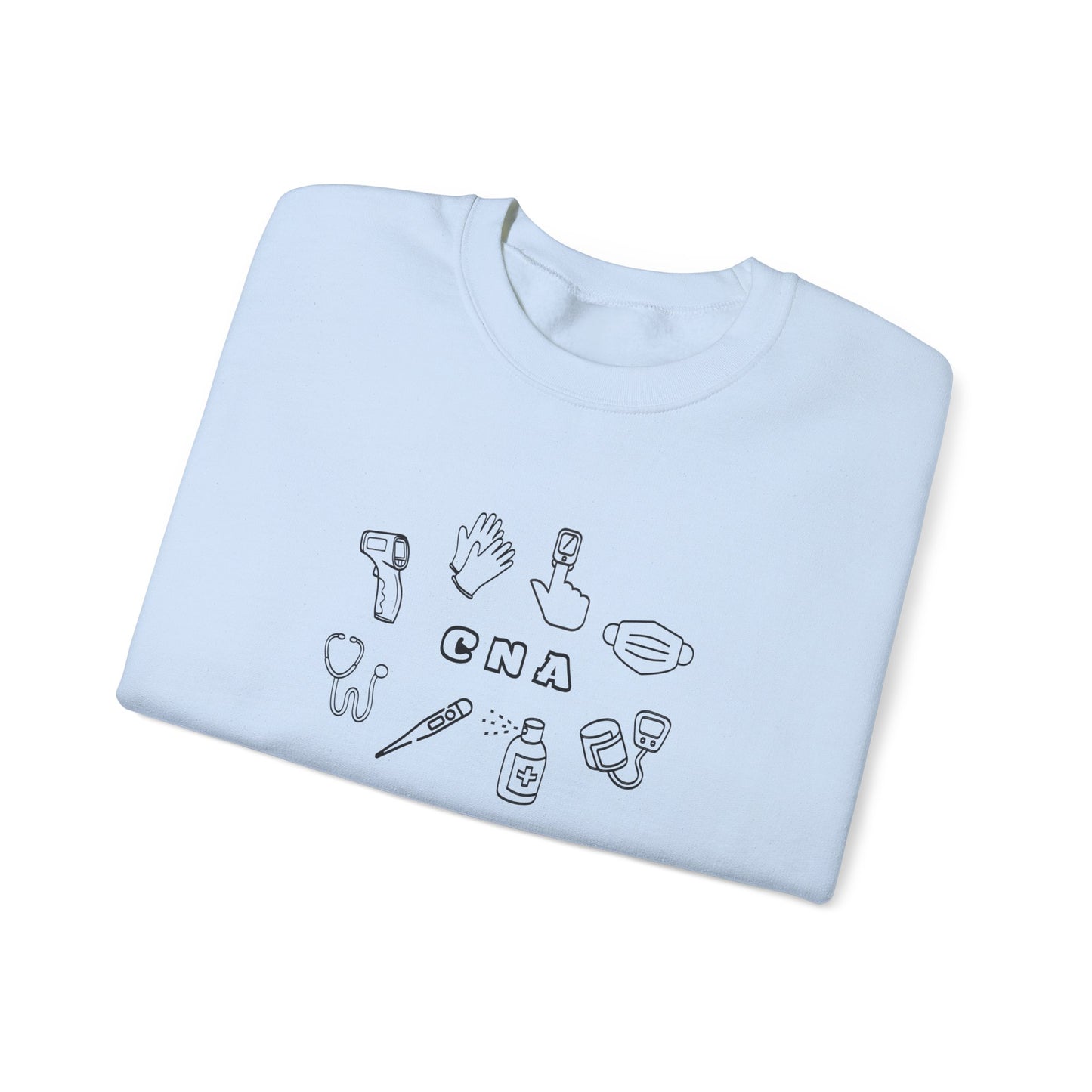 CNA Black Outline Crewneck