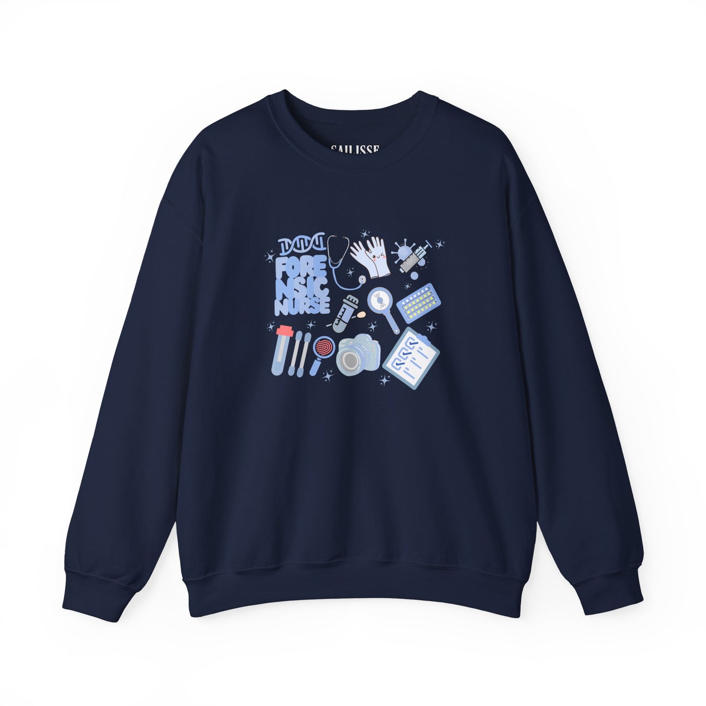 Forensic Nurse Doodle Design Crewneck