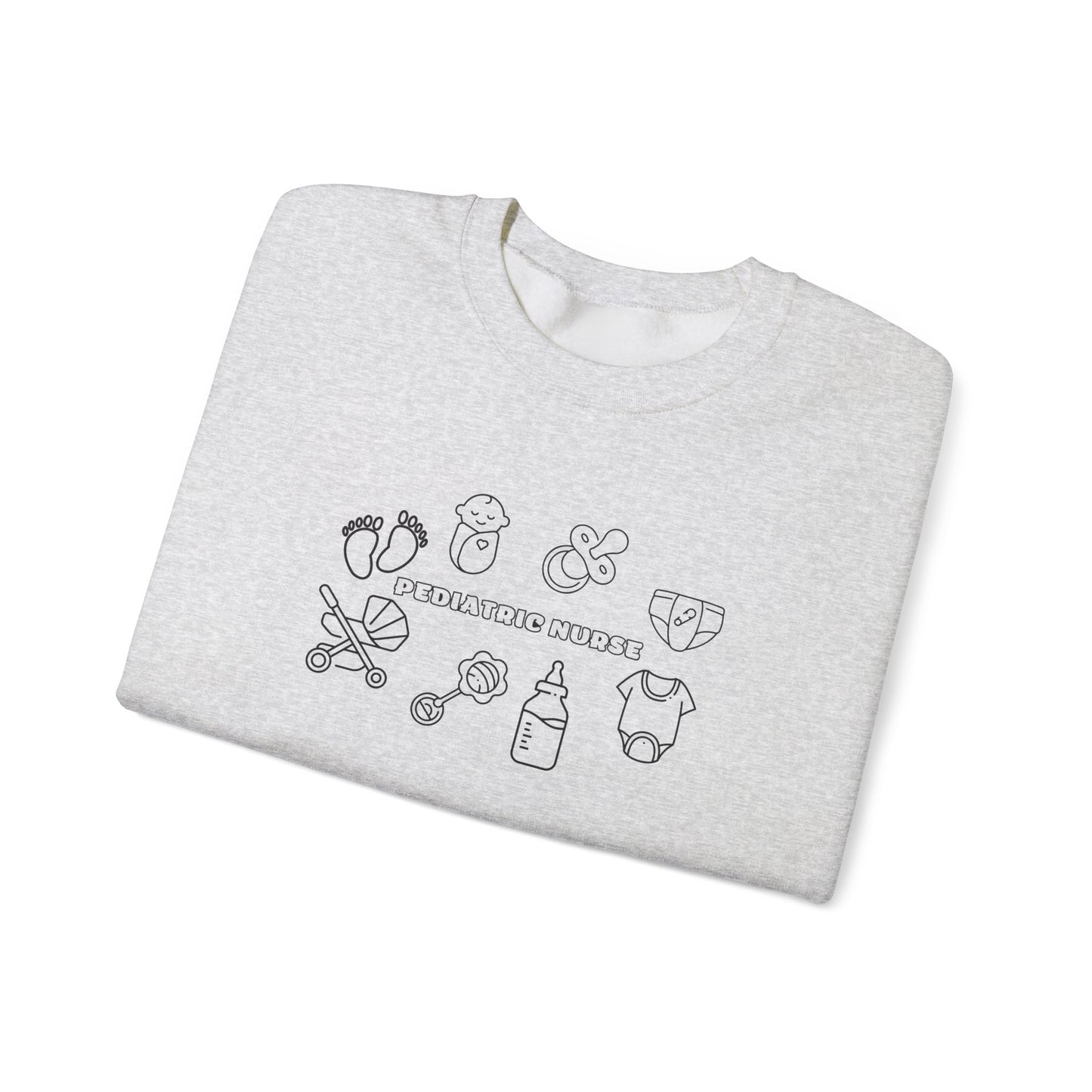 Pediatric Nurse Doodle Crewneck