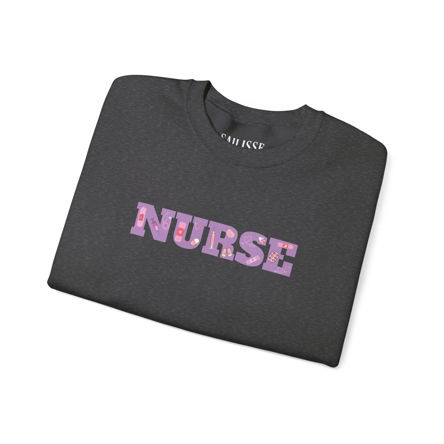 Nurse Patch Print Crewneck