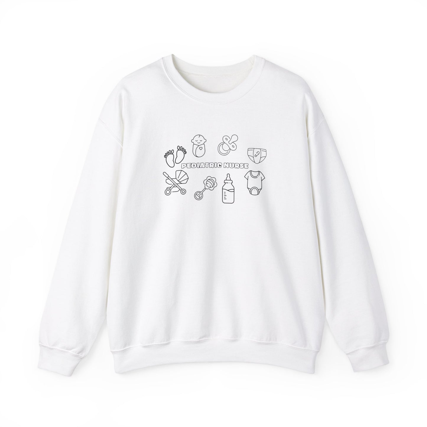 Pediatric Nurse Doodle Crewneck