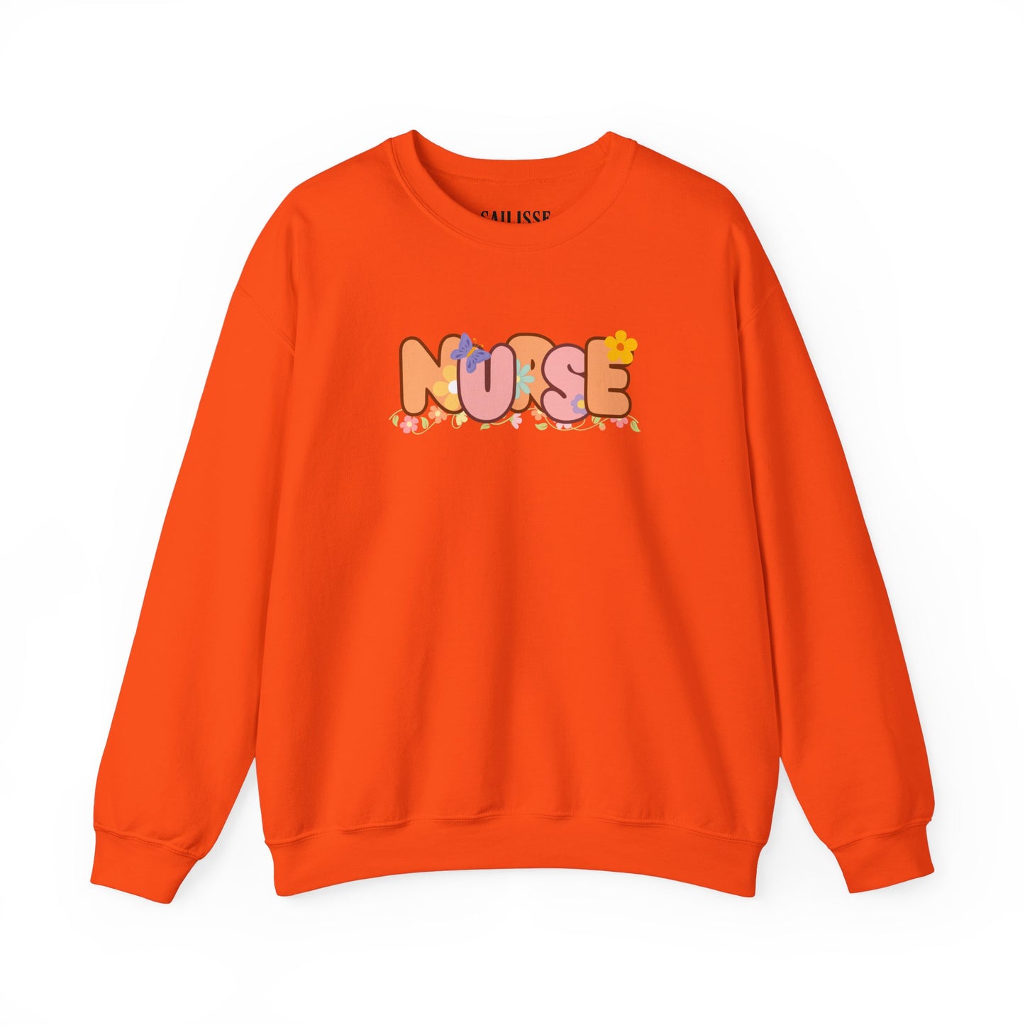 NURSE Floral Design Crewneck
