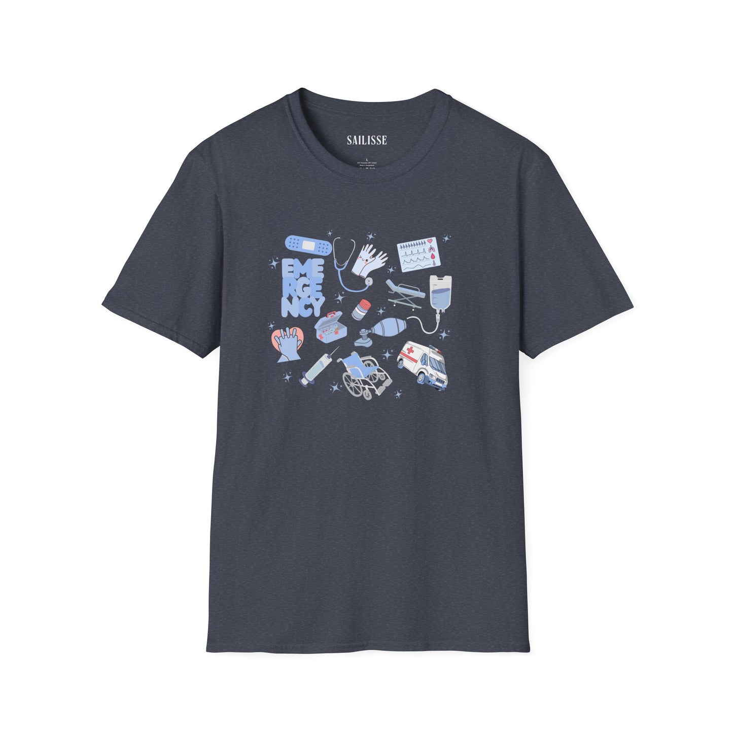 Emergency Doodle Design Softstyle T-Shirt