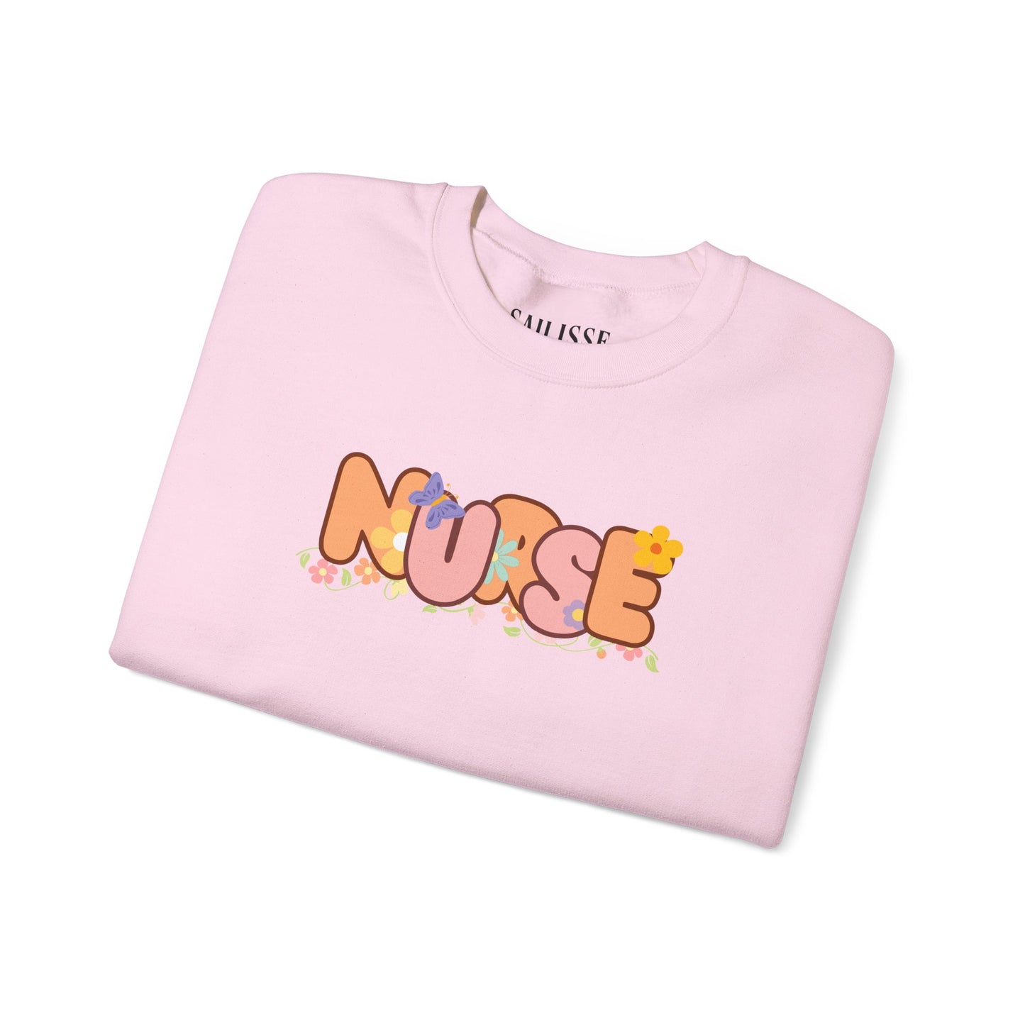 NURSE Floral Design Crewneck