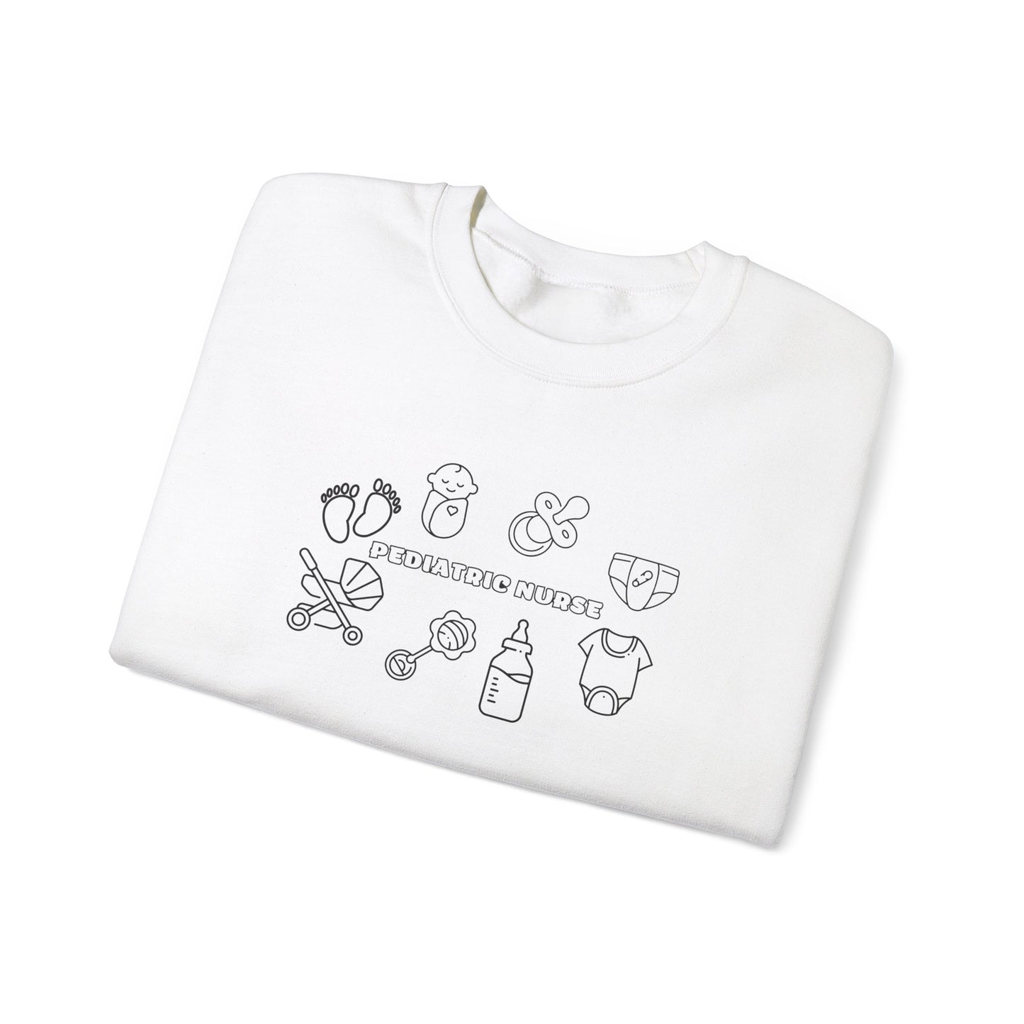 Pediatric Nurse Doodle Crewneck