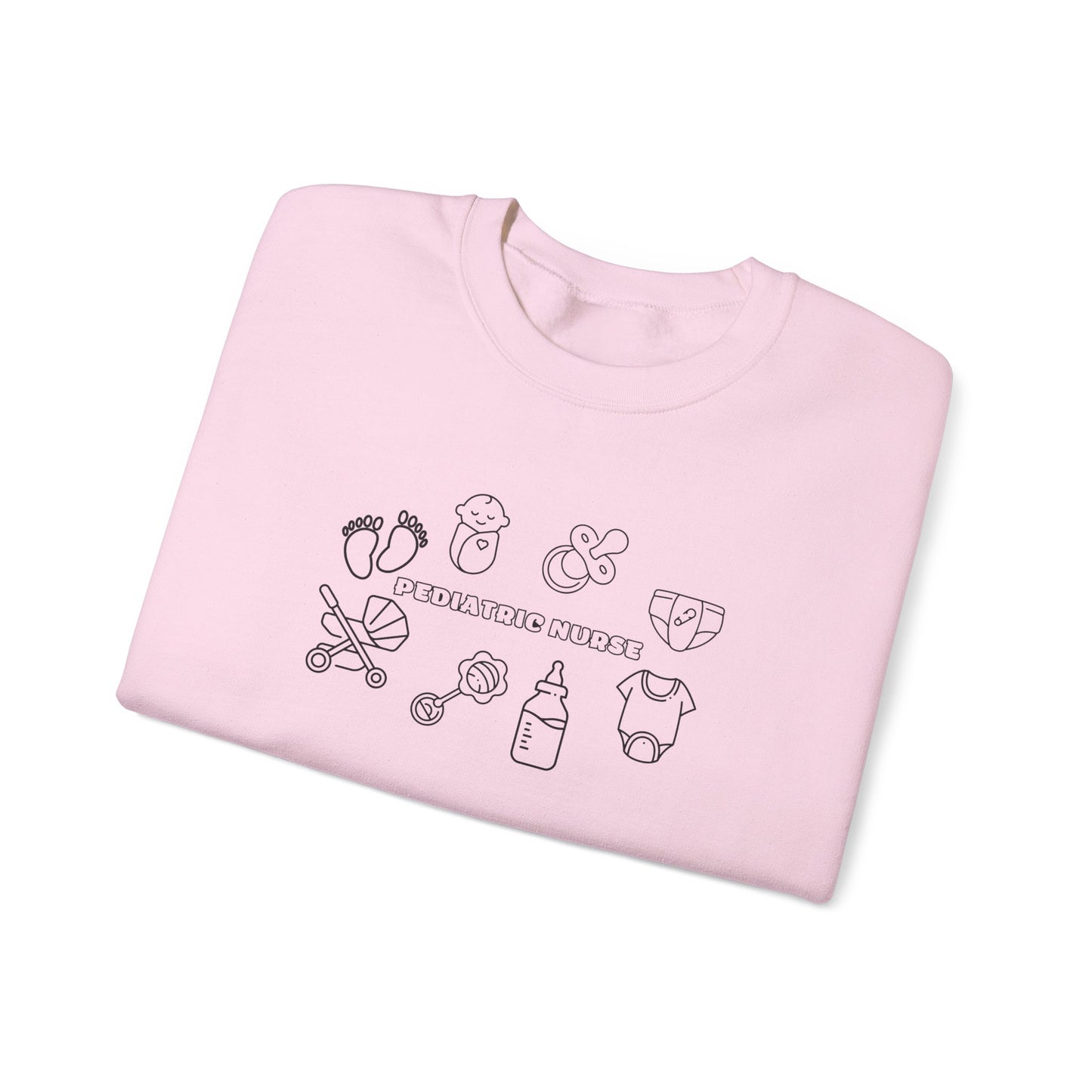 Pediatric Nurse Doodle Crewneck