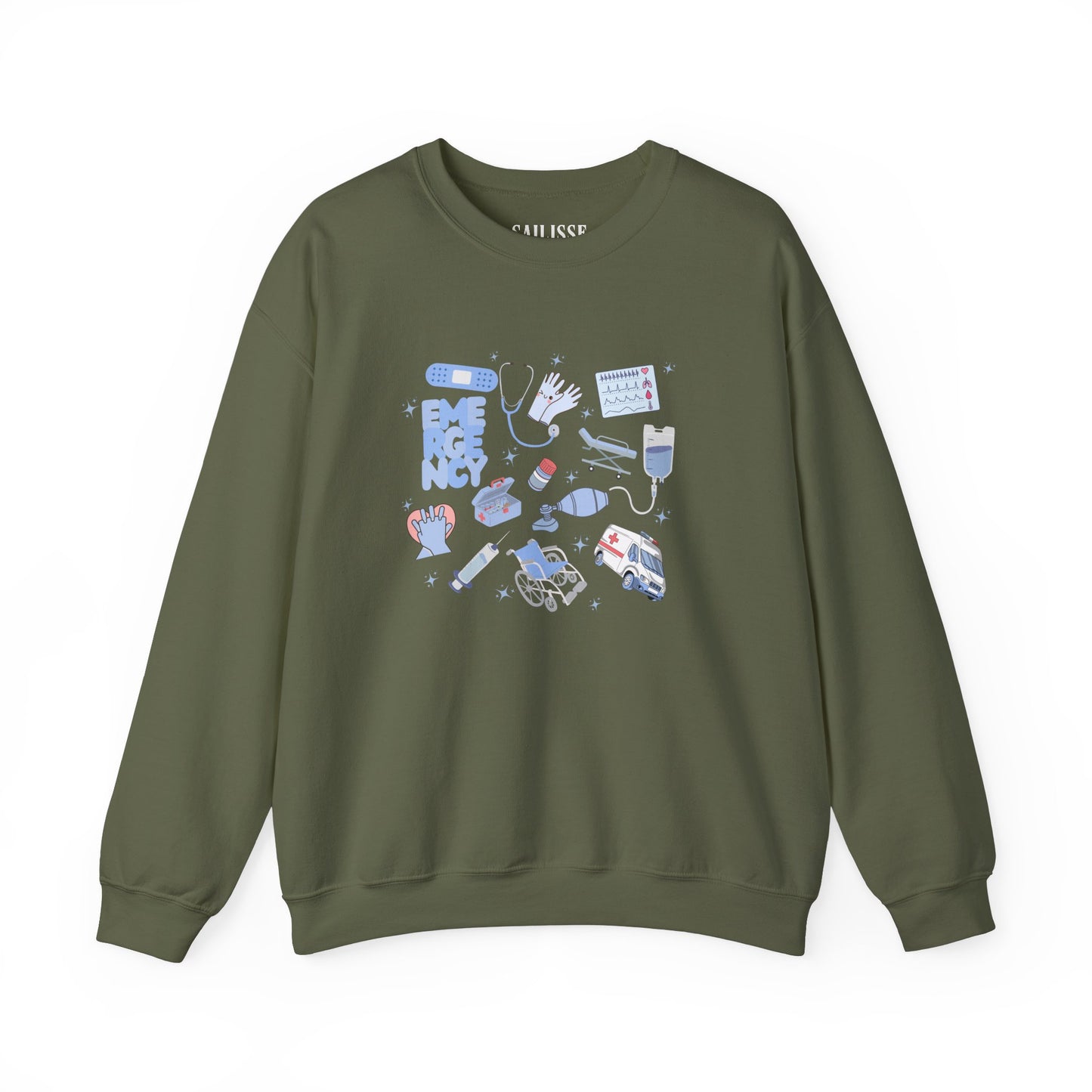 Emergency Doodle Design Crewneck