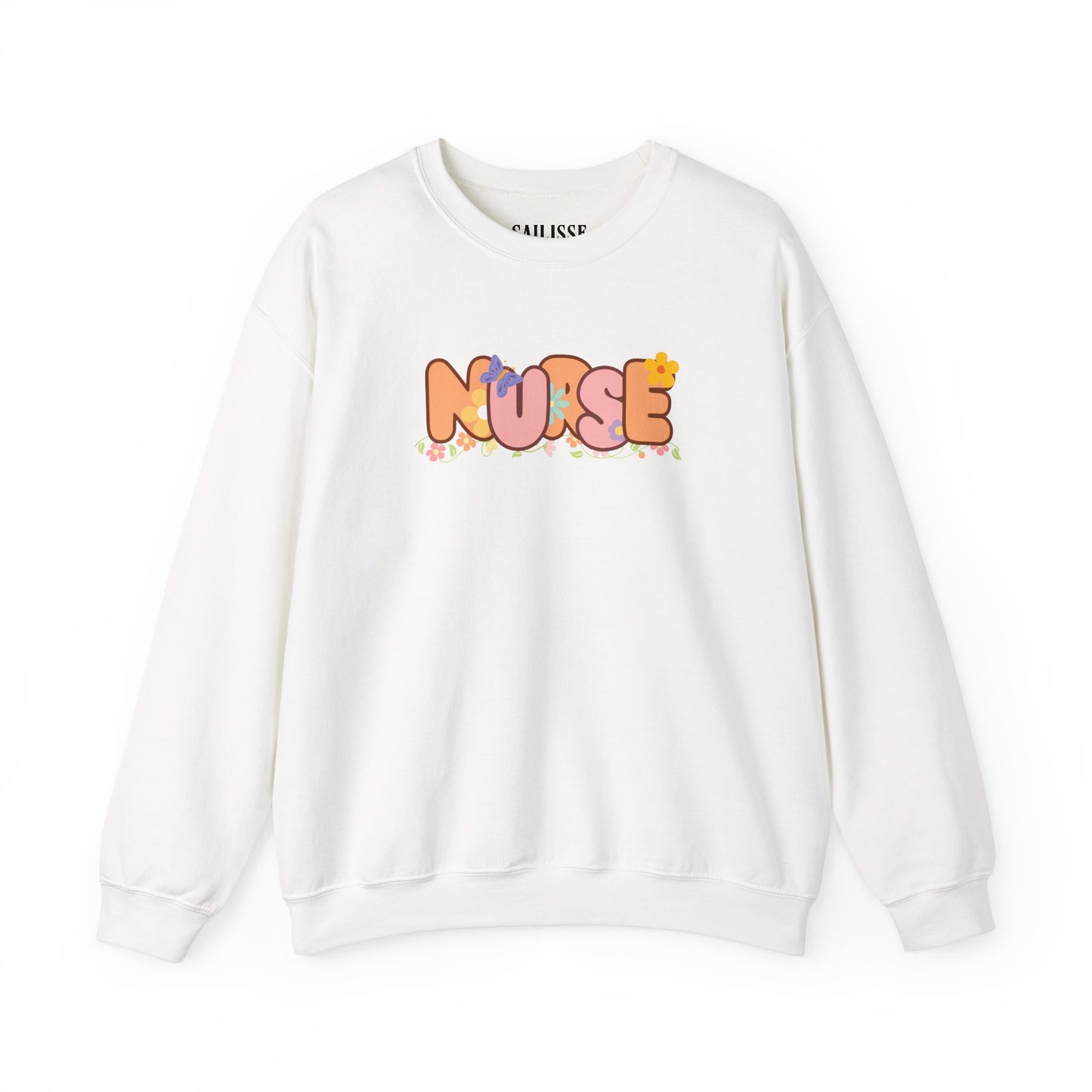NURSE Floral Design Crewneck