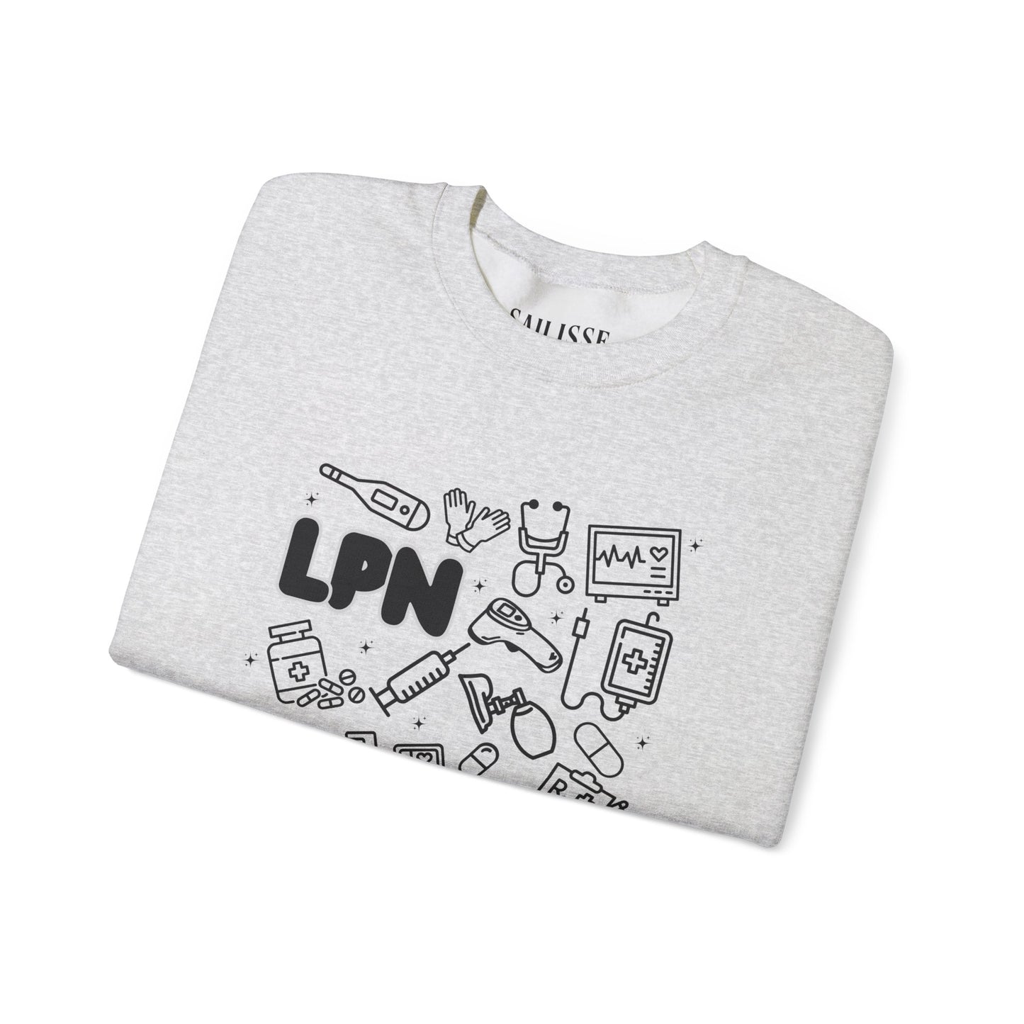 LPN Black Outline Crewneck
