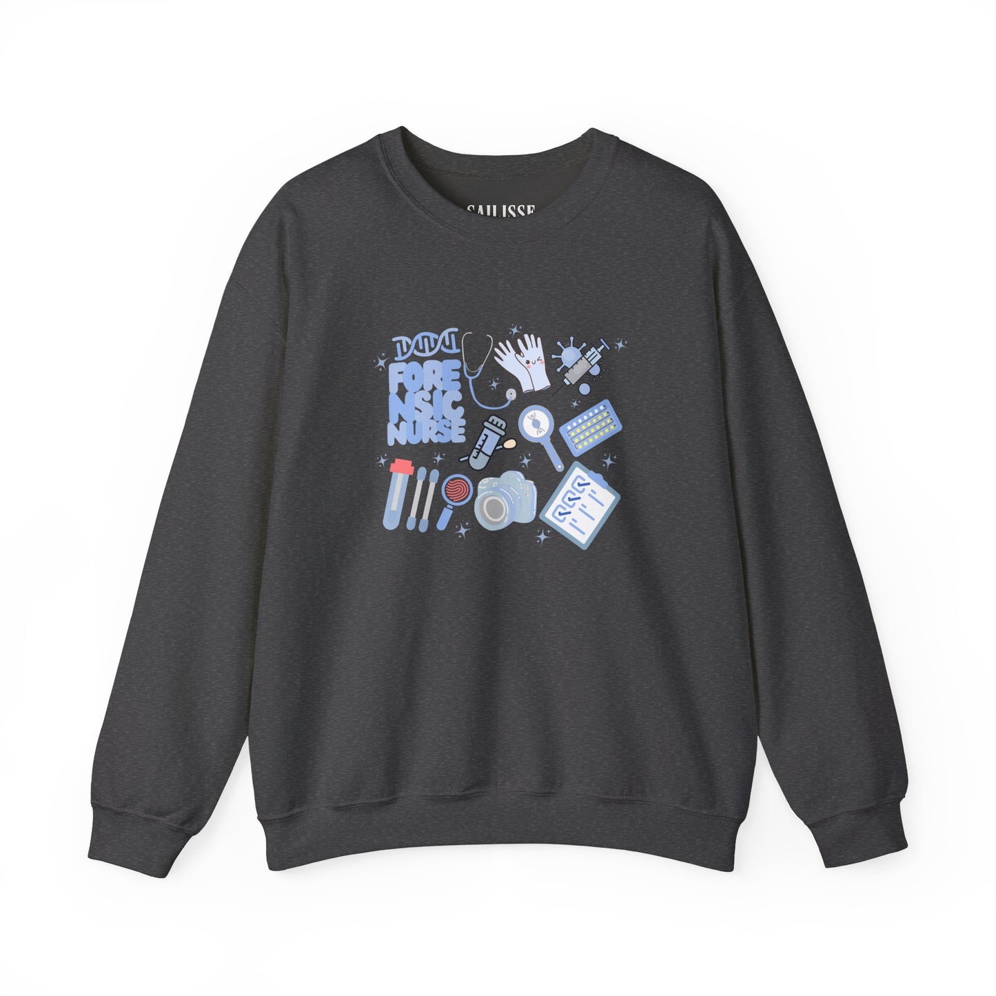 Forensic Nurse Doodle Design Crewneck