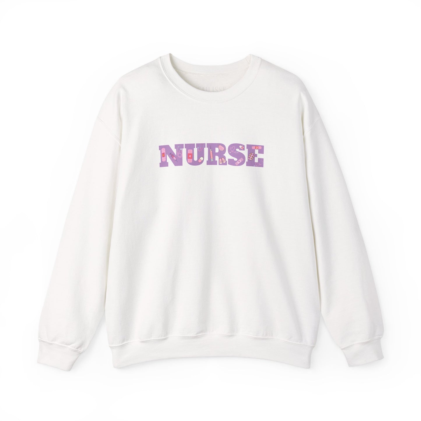 Nurse Patch Print Crewneck