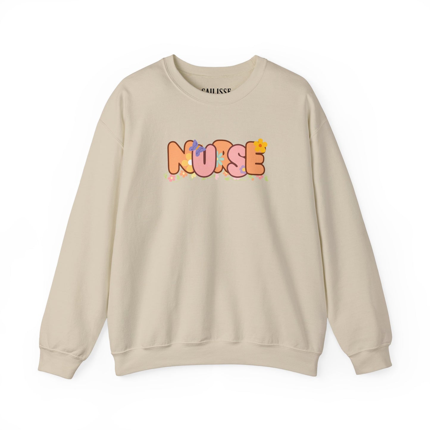 NURSE Floral Design Crewneck