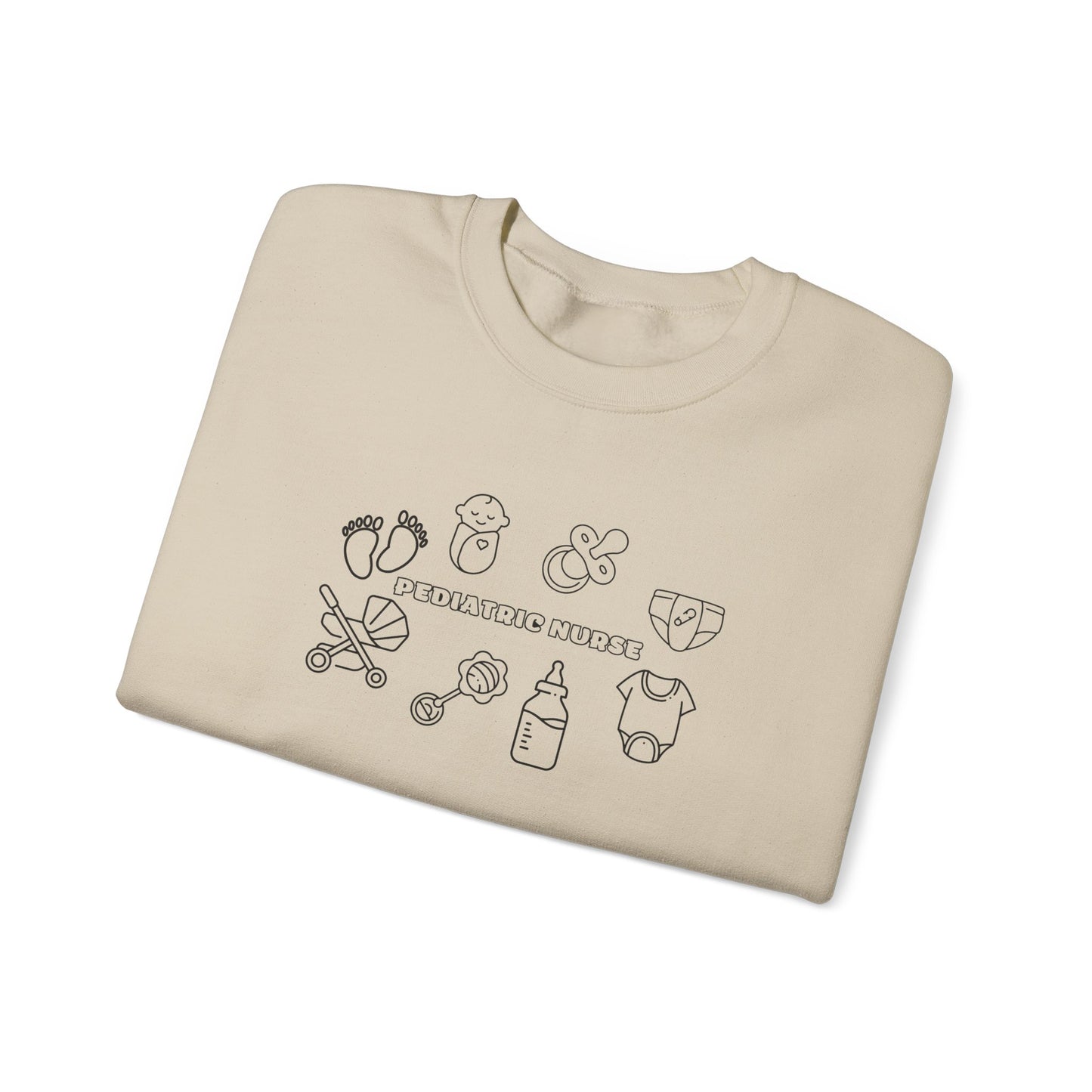 Pediatric Nurse Doodle Crewneck