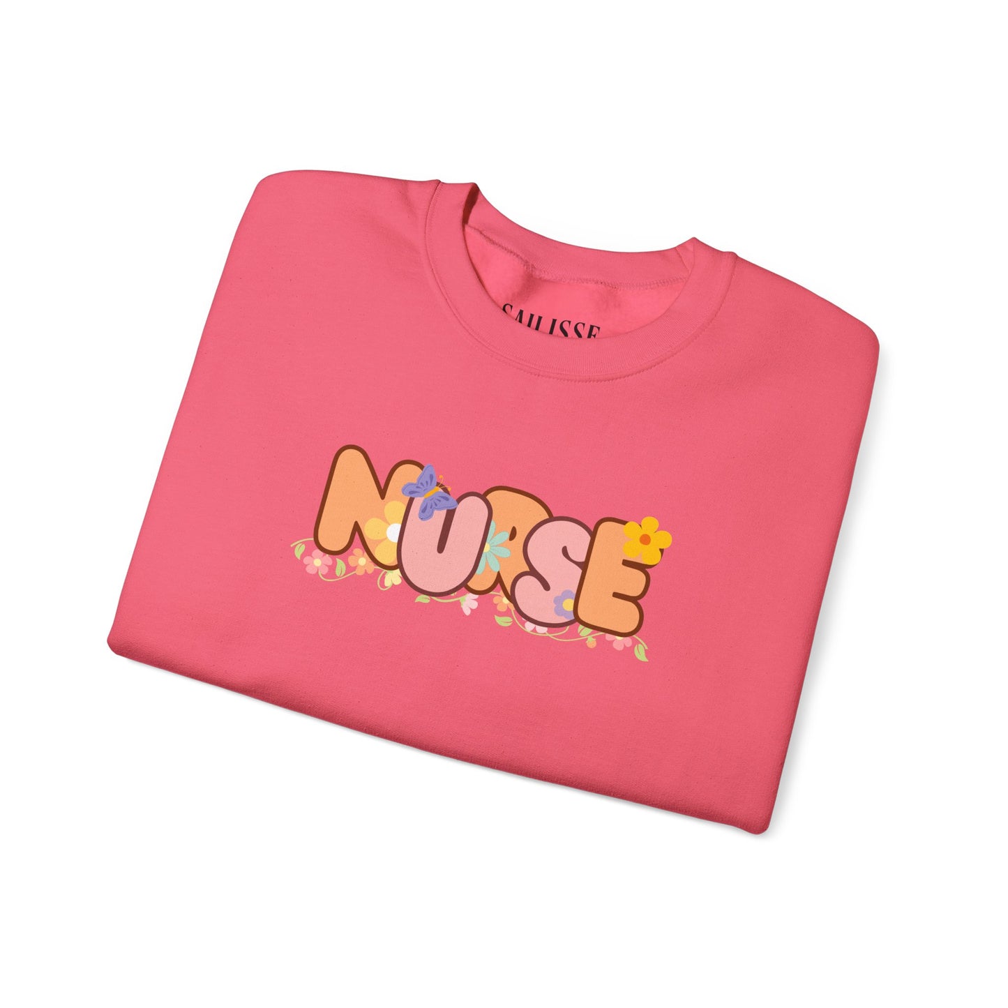 NURSE Floral Design Crewneck