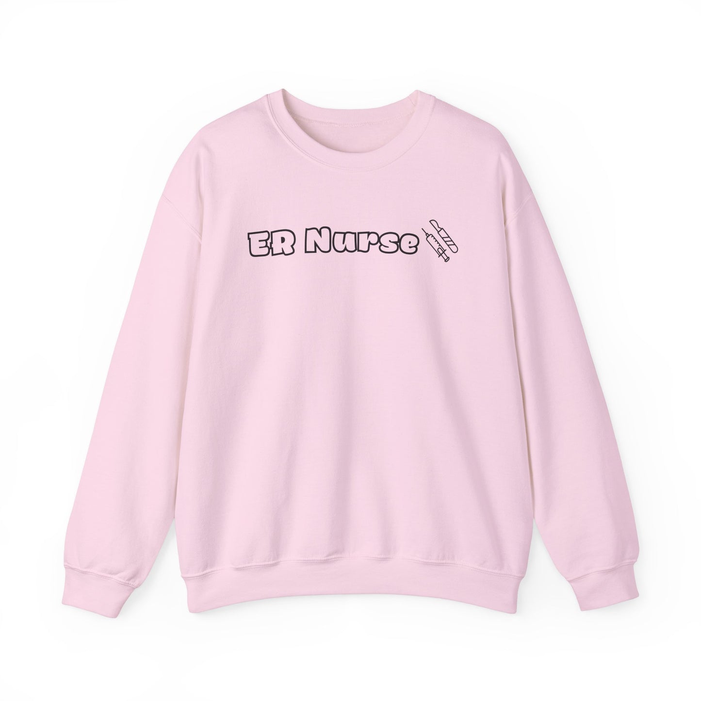 ER Nurse-Outlined Crewneck
