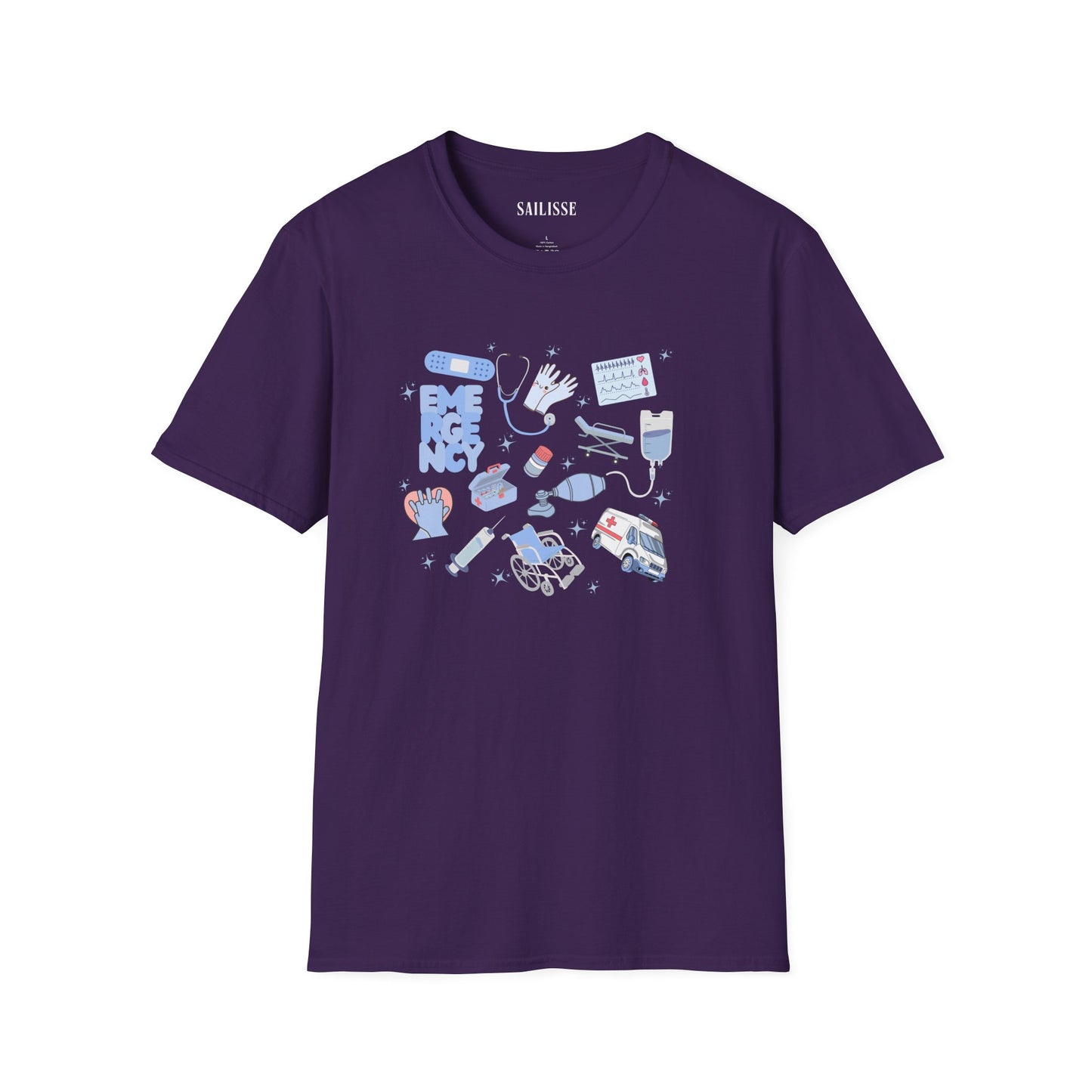 Emergency Doodle Design Softstyle T-Shirt