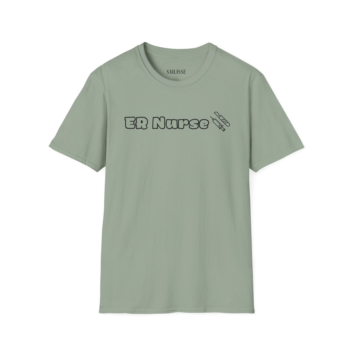 ER Nurse-Outlined Softstyle T-Shirt