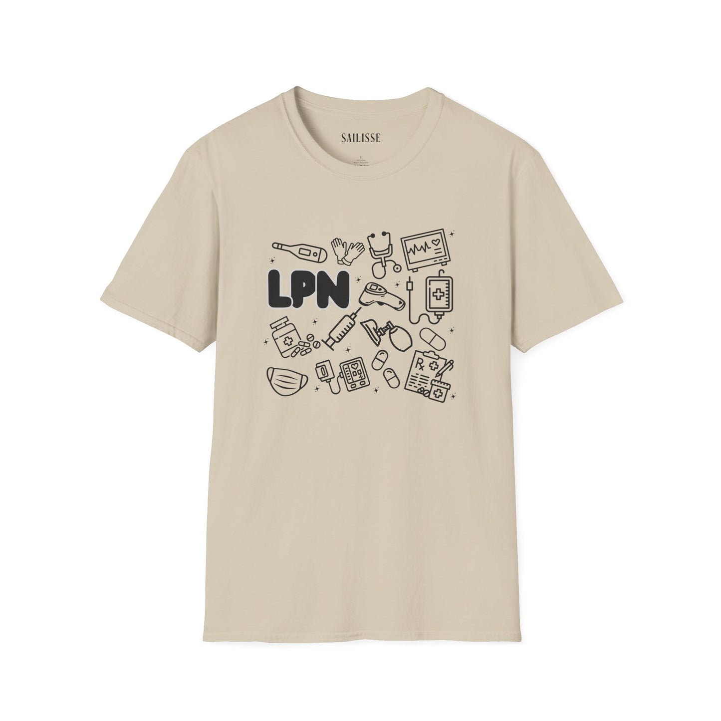LPN Black Outline T-Shirt