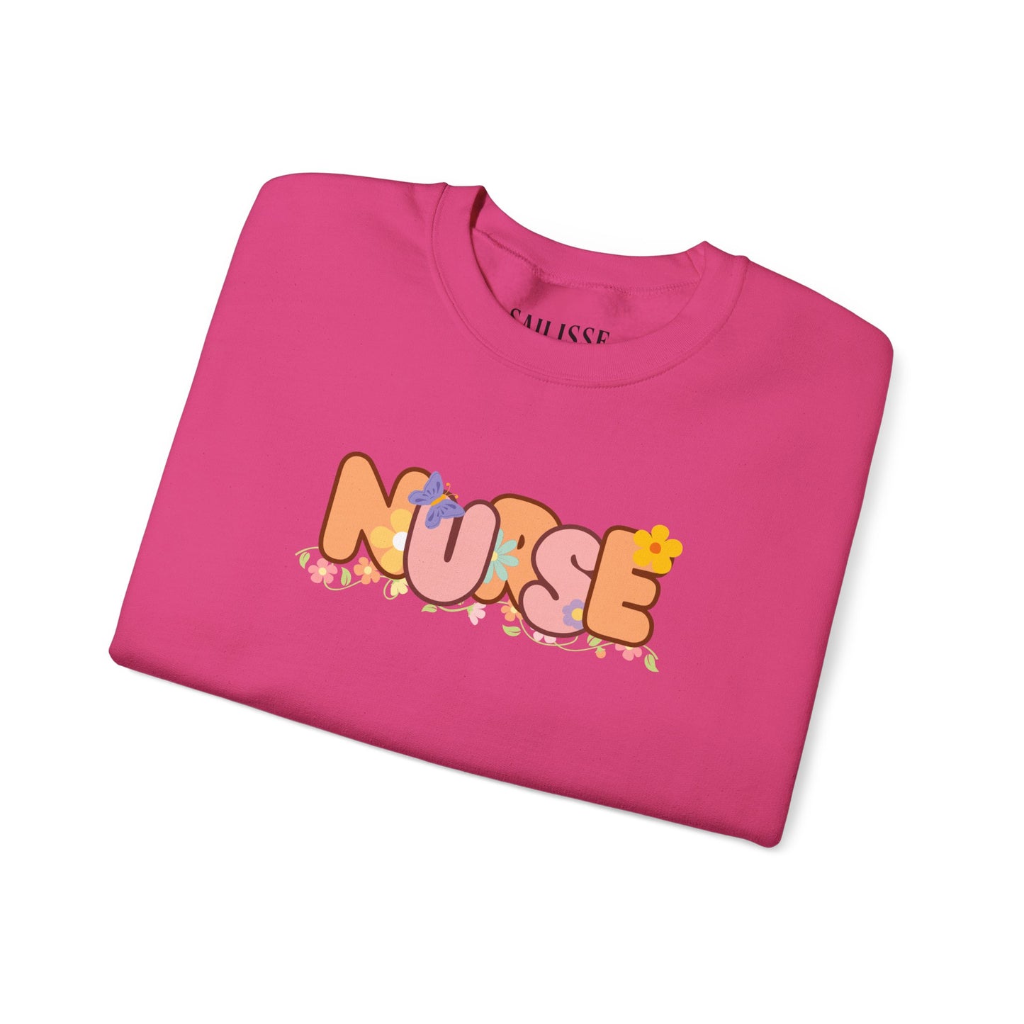 NURSE Floral Design Crewneck