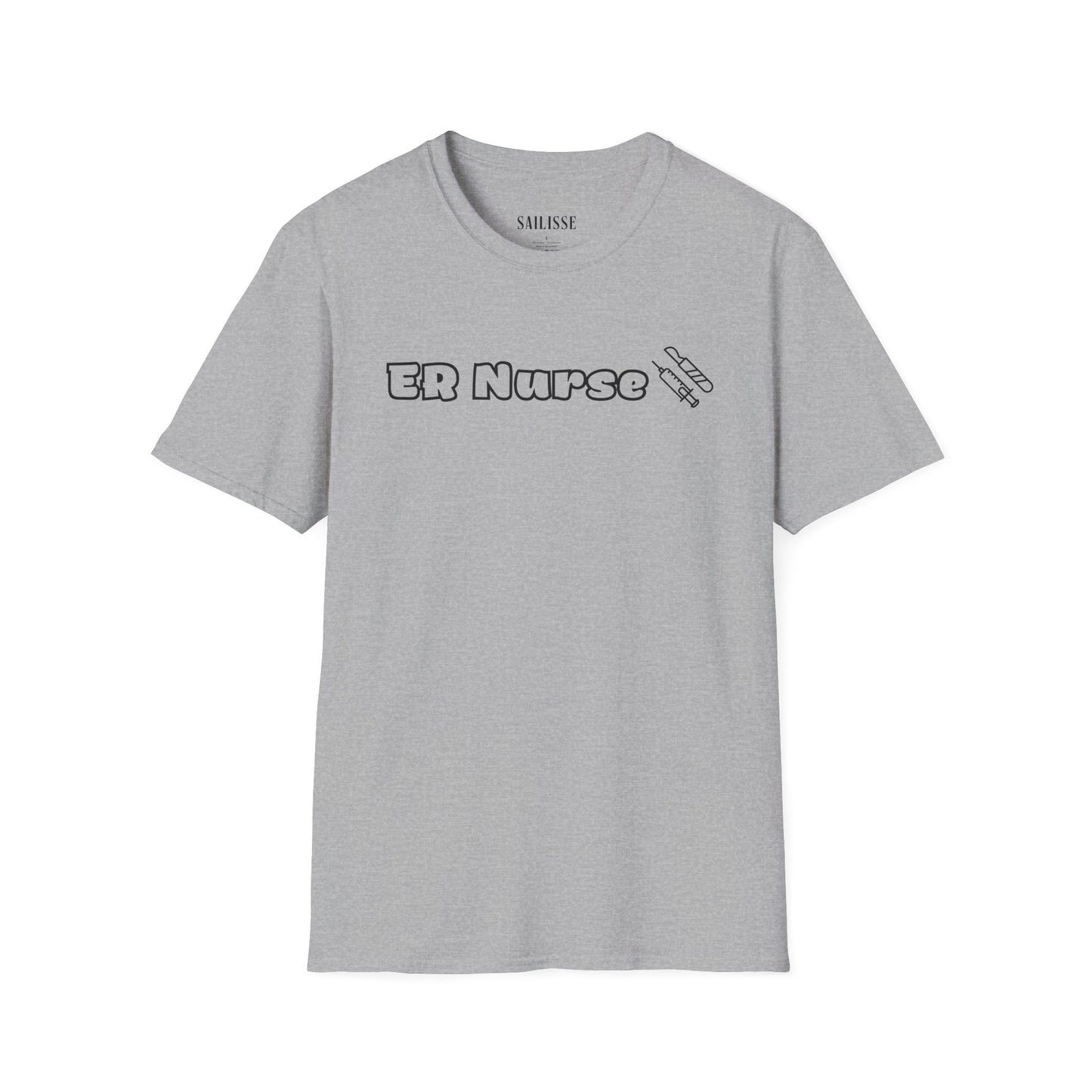 ER Nurse-Outlined Softstyle T-Shirt