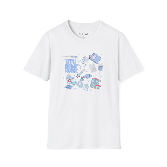 Student Nurse Doodle Design Softstyle T-Shirt