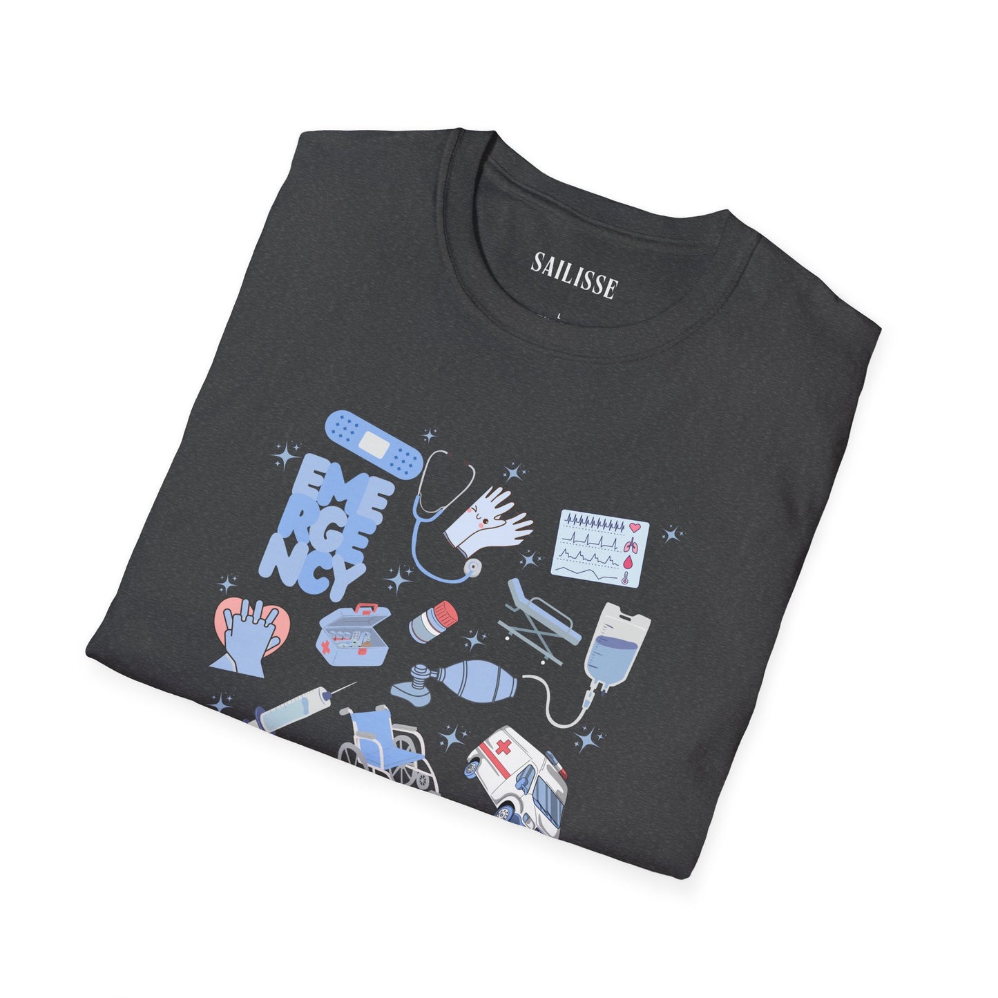Emergency Doodle Design Softstyle T-Shirt