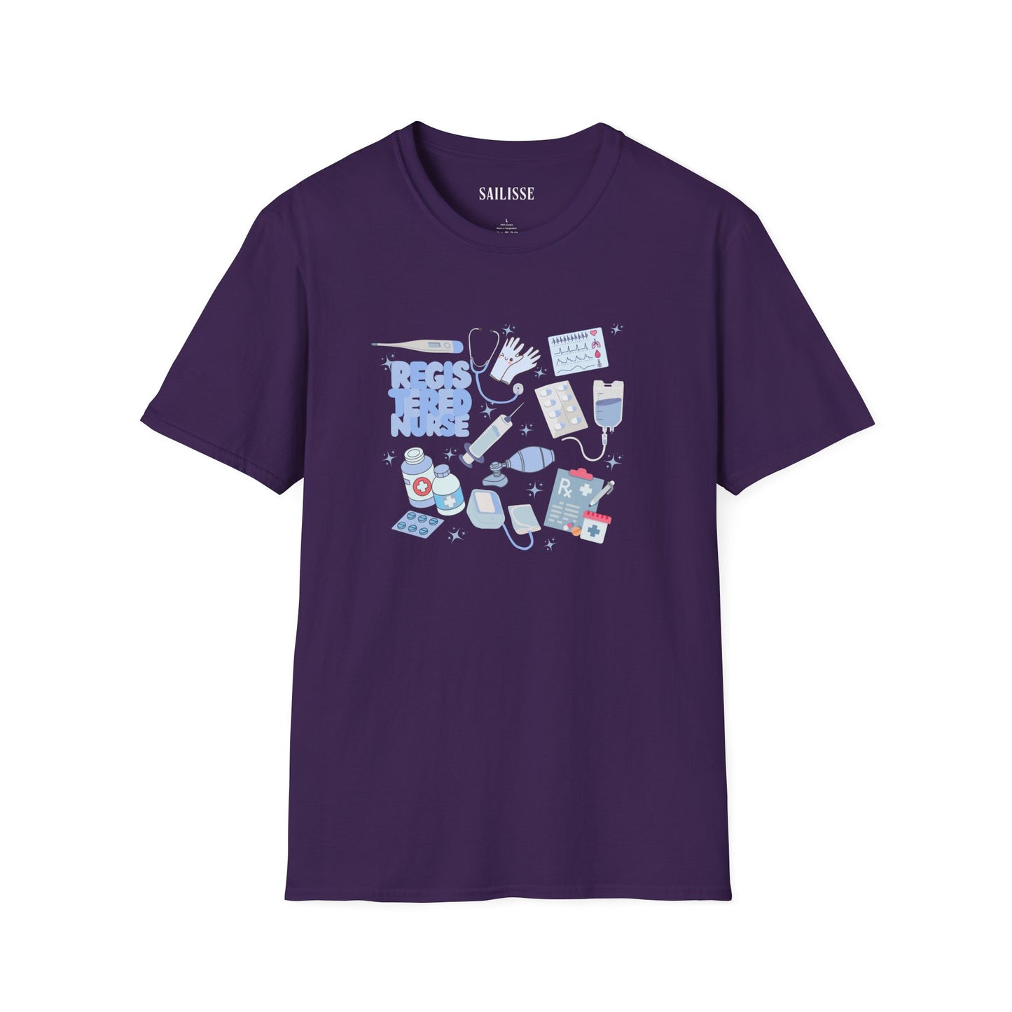 Registered Nurse Doodle Design Softstyle T-Shirt