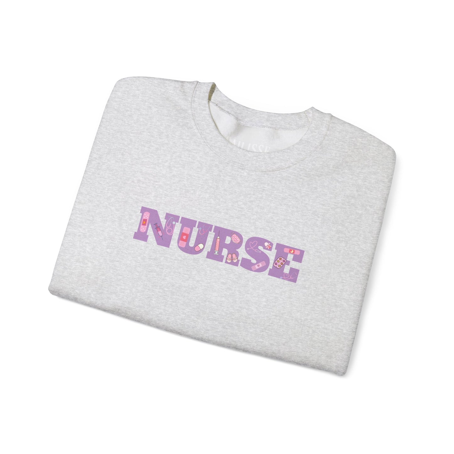 Nurse Patch Print Crewneck