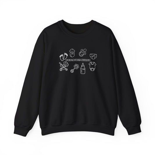 Pediatric Nurse Doodle Crewneck