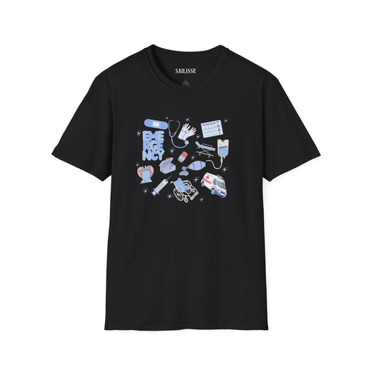 Emergency Doodle Design Softstyle T-Shirt