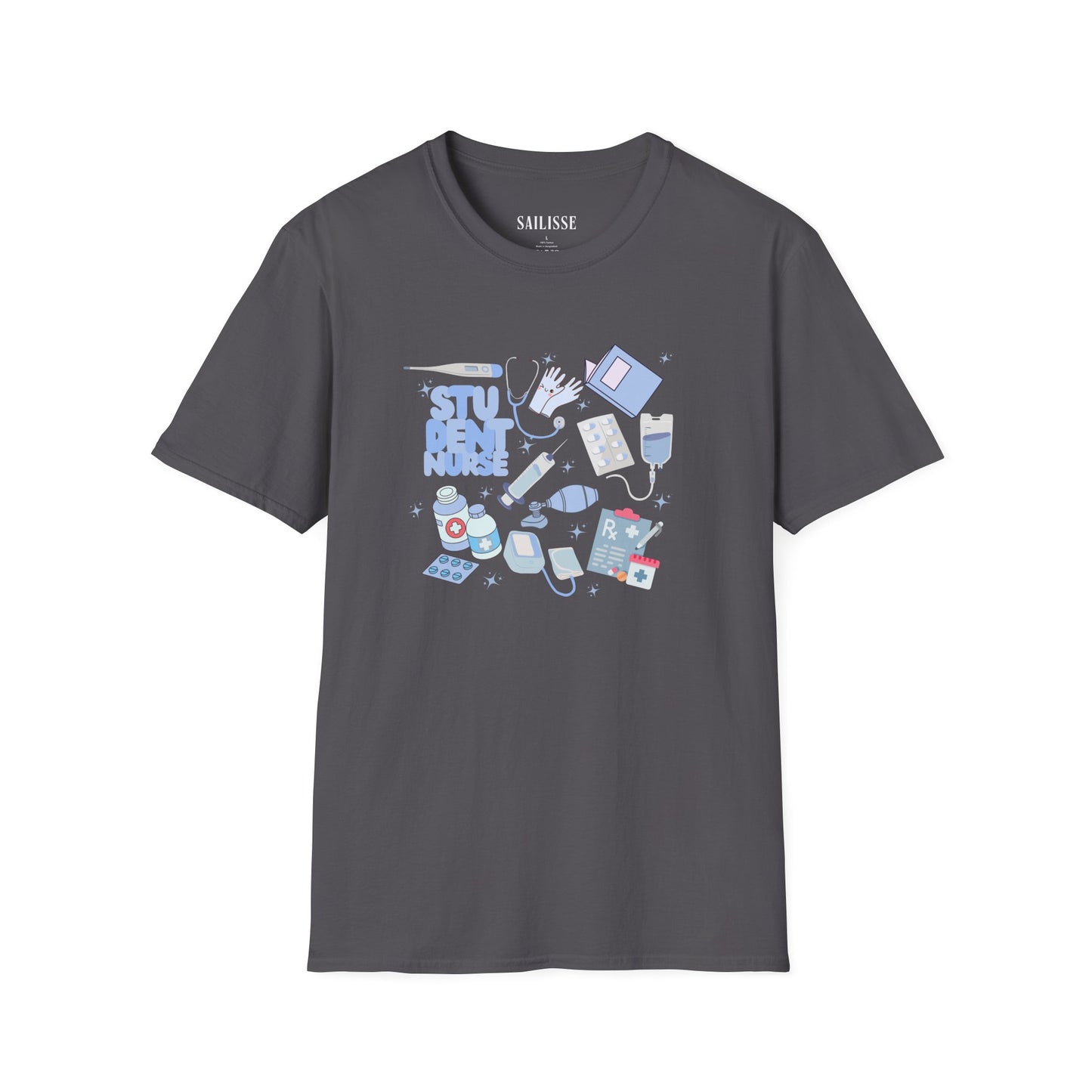 Student Nurse Doodle Design Softstyle T-Shirt