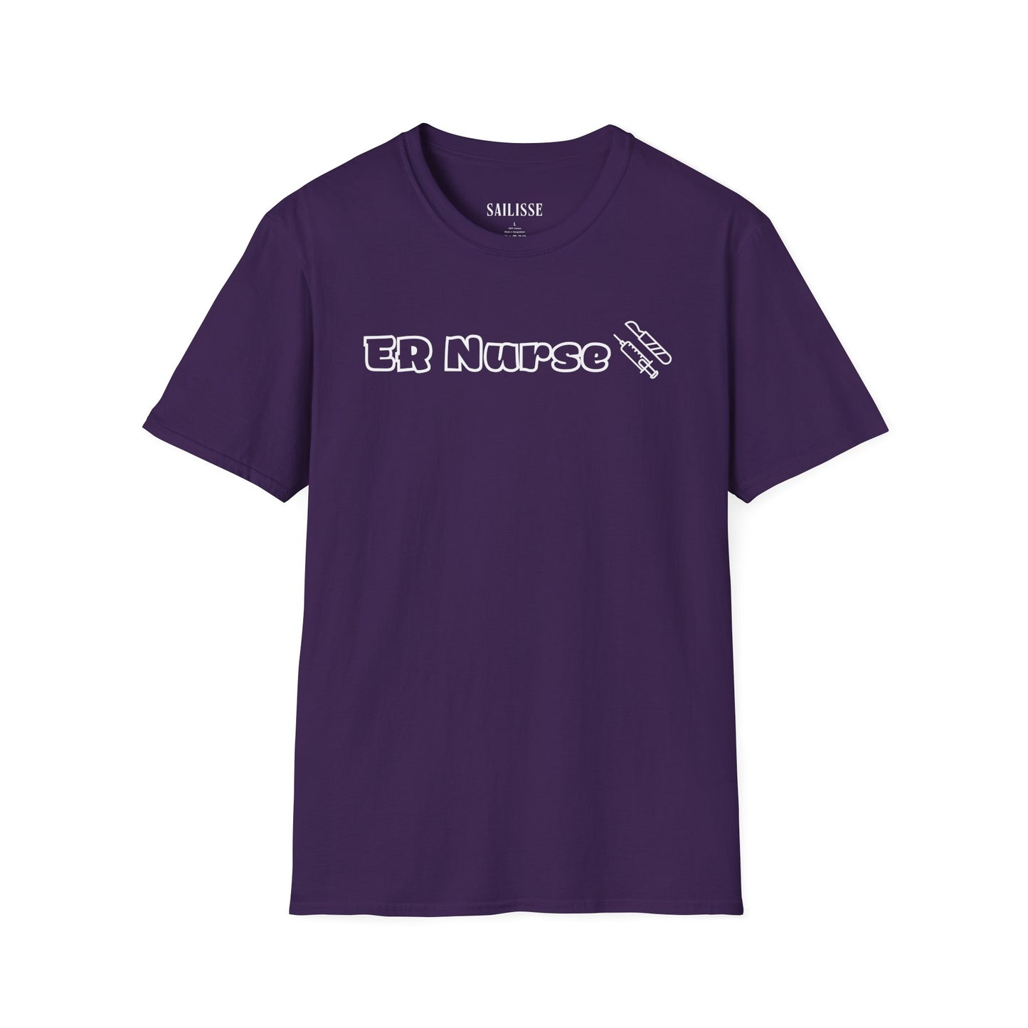 ER Nurse-Outlined Softstyle T-Shirt