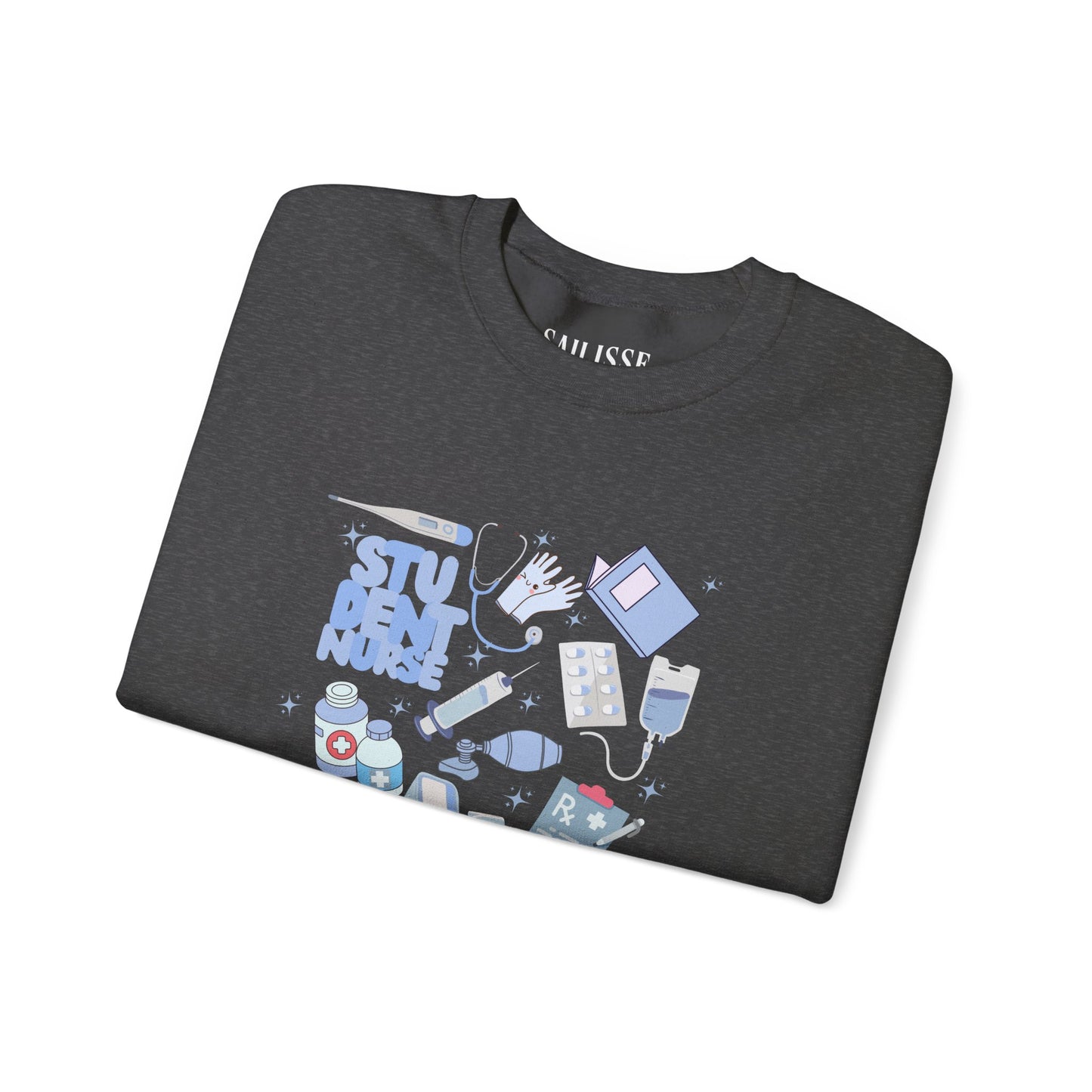 Student Nurse Doodle Design Crewneck