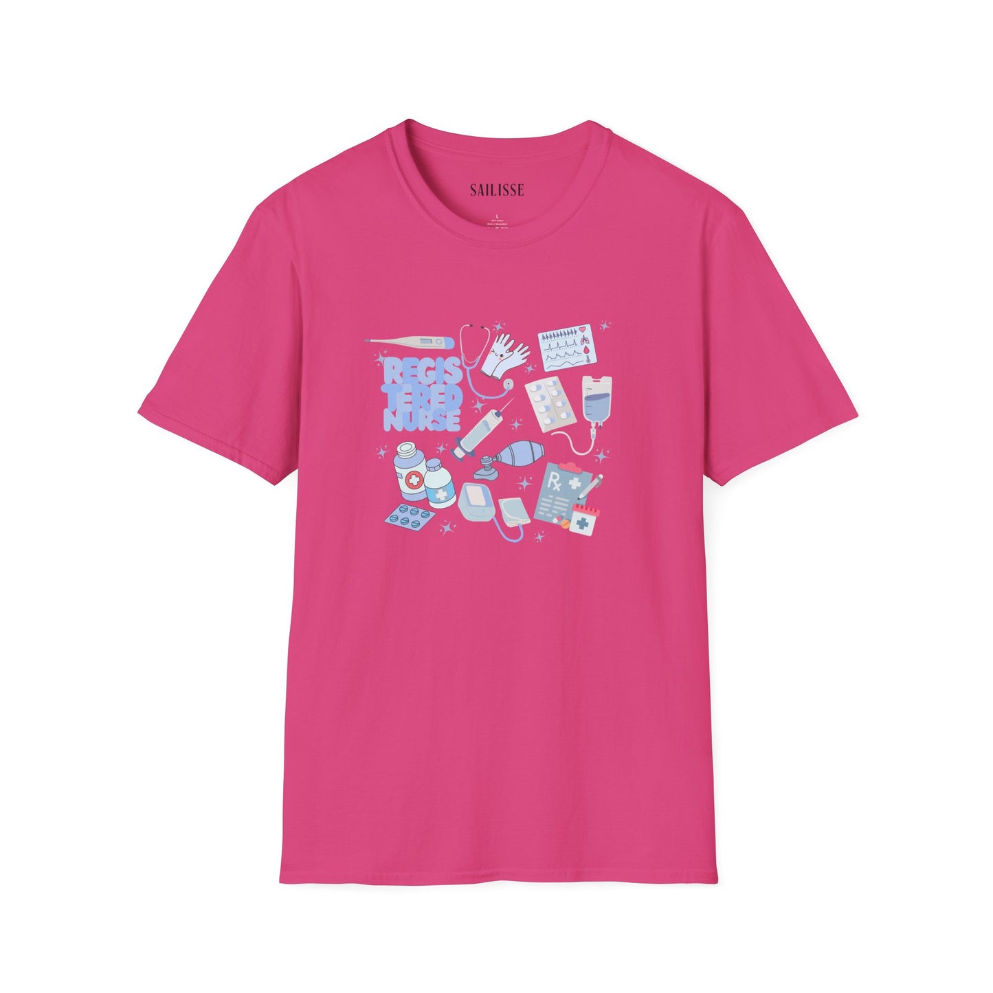 Registered Nurse Doodle Design Softstyle T-Shirt